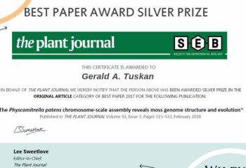 CBI authors received Silver Award from The Plant Journal featured image